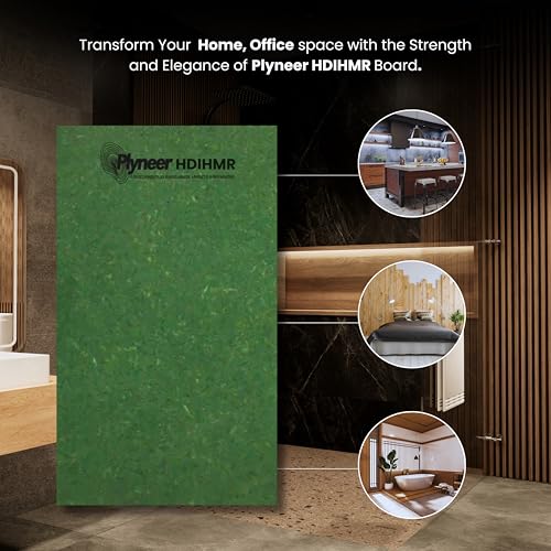 Image of Plyneer HDIHMR MDF Board - High-Density Moisture & Impact Resistant Wood for Modern Furniture & Interior Designs (2.5mm)-8ft x 4ft