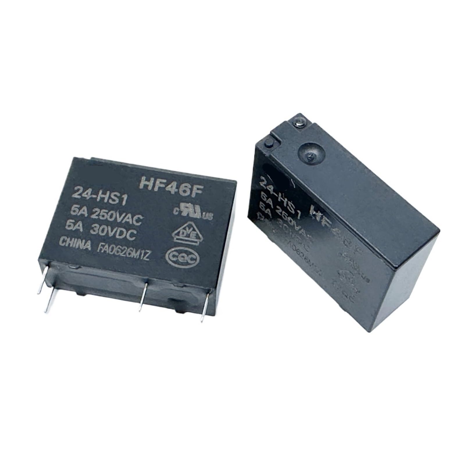 PKNVKZIDK 1pc HF46F 24-HS1 24VDC Relay 4pins