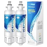 ICEPURE 4874960100 Refrigerator Water Filter Replacement for Blomberg Beko 4874960100 Water Filter, NSF/ANSI 42 certification, Reduces Chlorine Taste & Odor, 2PACK