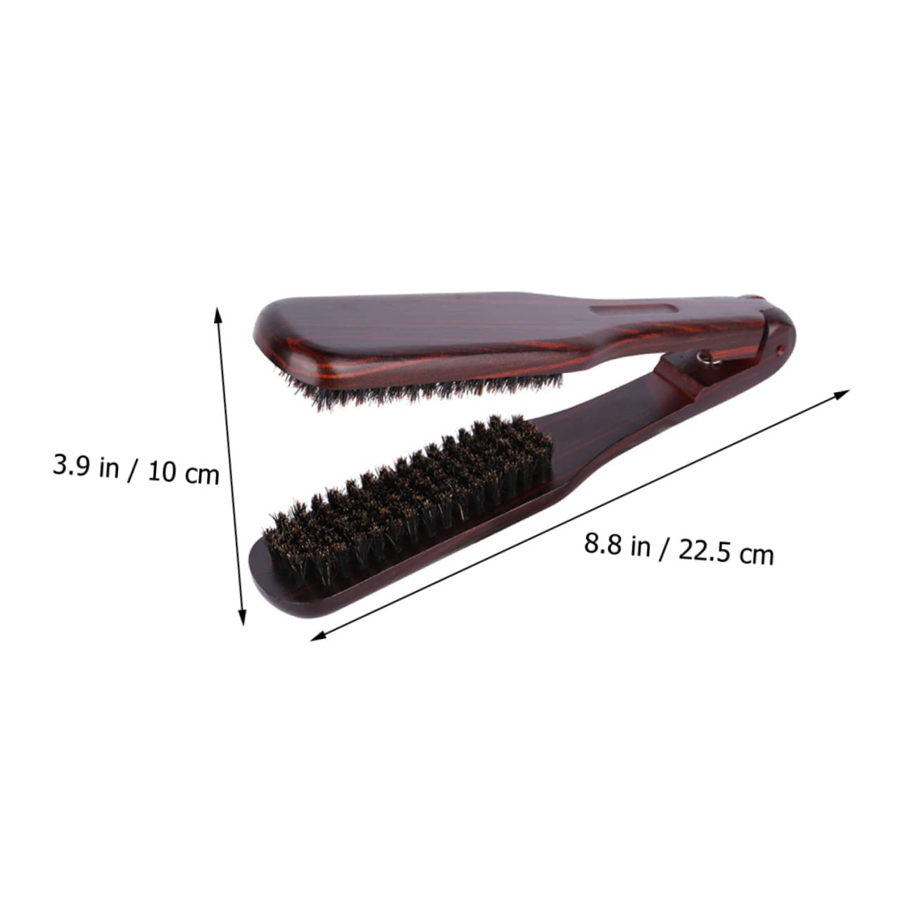 FRCOLOR 2 Piezas Peine alisador de férula peine de peinado cepillo de pelo de pinza cepillo curly rizos cepillo rizos peines para hombres plancha de pelo herramienta de peluquería plegable