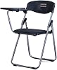 HeyDear Folding Meeting Chair, With Table, Folding, Office, Chair Table Integrated, Lightweight, Pipe Chair, Memo Table Included, Compact Storage, Breathable, Office, Company, Meetings, Lectures