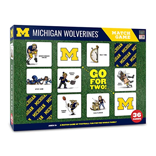 Image of YouTheFan NCAA Officially-Licensed Memory Match Game - Humorous, Team-Specific, Original Hand-Drawn Artwork, Fun for the Whole Family, for Fans Young and Old