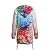 Lowprofile Graffiti Windbreaker Women Teen Girls Long Hoodie Colorful Outwear Long Sleeve Outercoat White