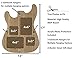 Rise8 Studios Guitar Body Shaped Music Picture Frame for 4x6 and 3x4 Photos (Natural Wood Color)