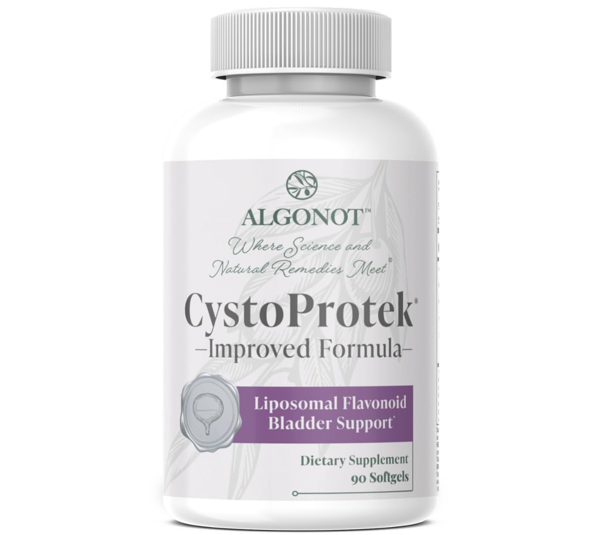 CystoProtek 1 Pack - Patented Formula Promotes Bladder Health Using an Exclusive Combination of hyaluronate, chondroitin and Natural flavonoids