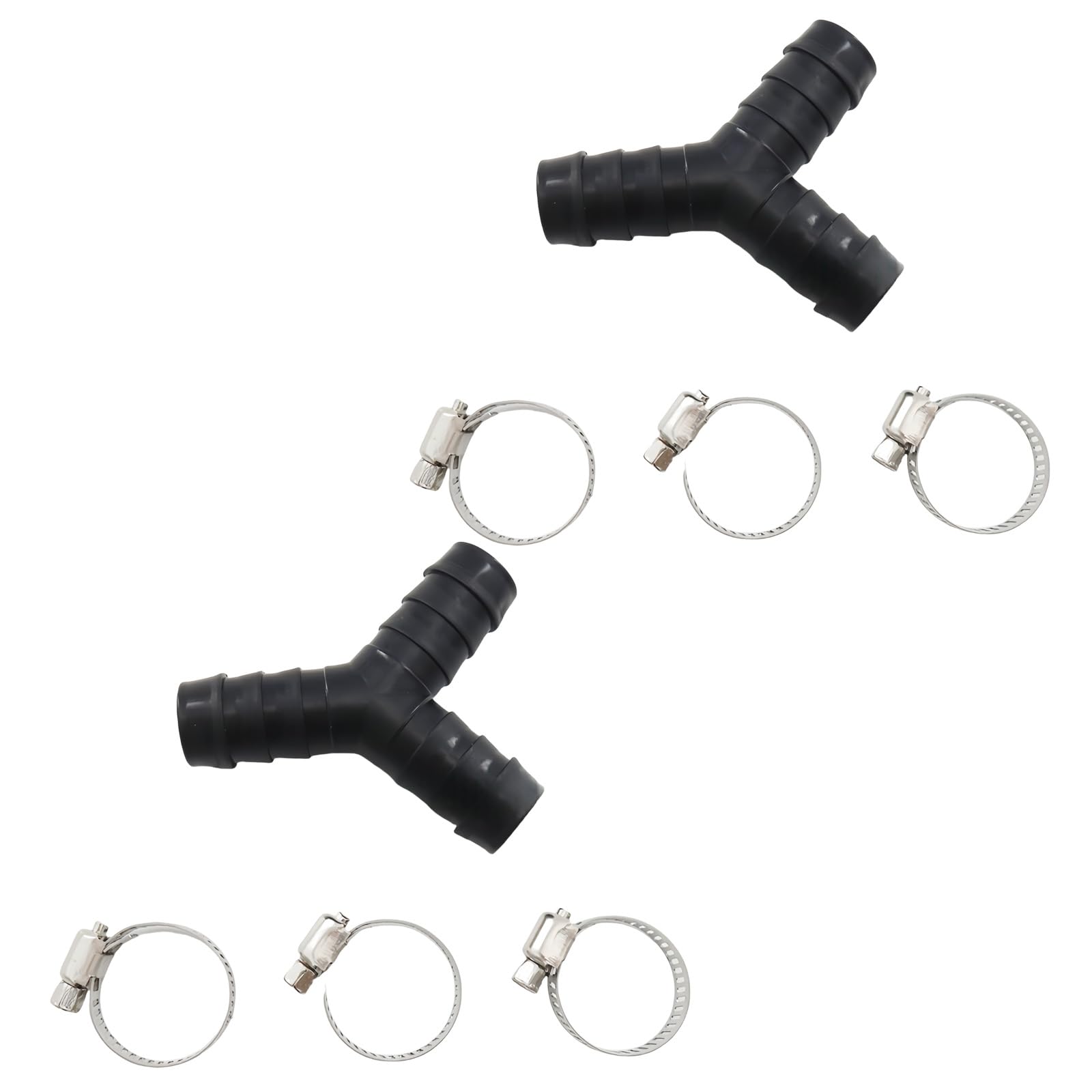 Ypbew Black Connection Washing Machine Water Discharge Hose Y Shaped Design Drain Hose Extension For Multiple Appliances Household Washing Machine Drain