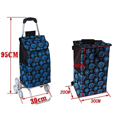 Carrito multifuncional plegable para compras miniatura 4