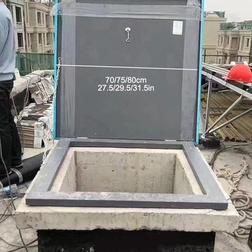 Trampilla de acceso a techo antirrobo con ventilación para caravanas 8