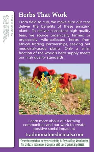 Traditional Medicinals Organic Smooth Move Herbal Stimulant Laxative Wrapped Tea Bags, 16 Count (Pack of 1) - Image 4