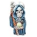 Funyin Home Office Decor Skullbone Modelo Halloween Party Grim Reapers Estatua Escultura Gnome Zombie, perfecta para una fiesta de Halloween, azul, Talla única