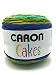 Caron Cakes Self Striping Yarn 1 Ball Blueberry Kiwi 7.1 ounces