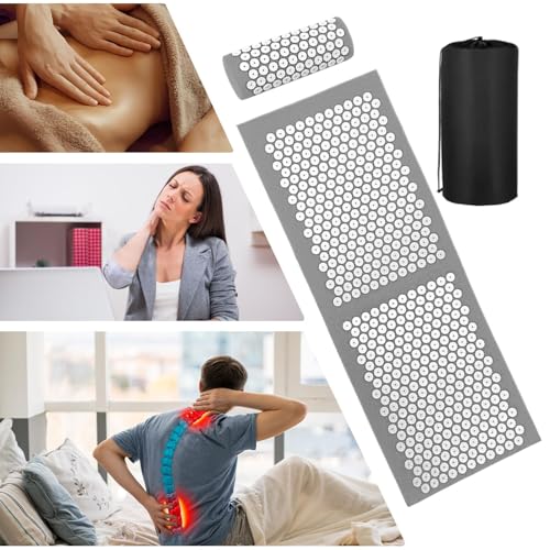 Coussin de massage ergonomique et tapis compact pour le dos - 4
