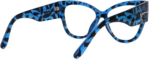 Miniatura 6 de VOOGLAM Gafas de gran tamaño con bloqueo de luz azul ojo de gato para mujer, antifatiga ocular contra los rayos UV, gafas Elektra