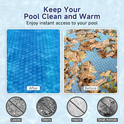 Cobertor solar para piscina 16x32ft Real Relax miniatura 5