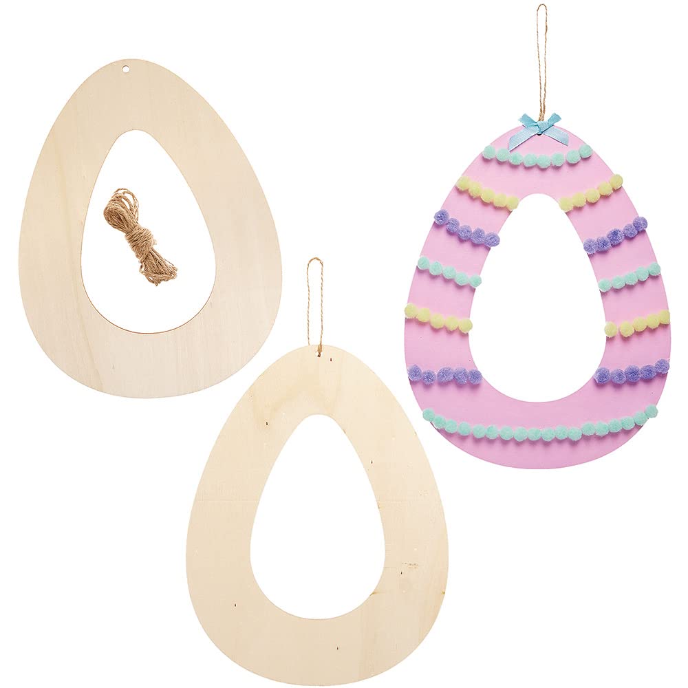 Kit Couronnes De Pâques Pour Enfants - 3 Modèles à Décorer Sans Colle, Activité Créative