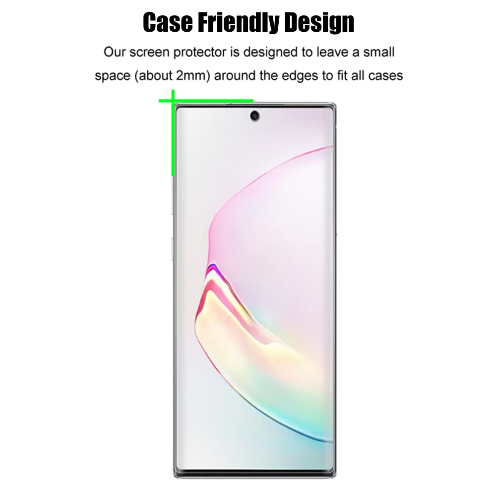 2-pak ochraniaczy ekranu do Samsung Galaxy Note 10 Plus 5G / 4G (17.3 cm) (nie szkło), elastyczna miękka folia TPU