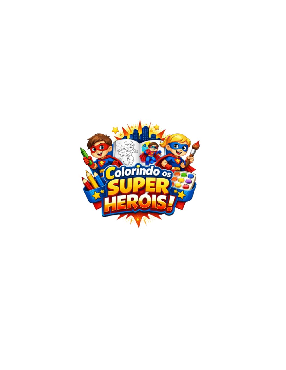 Colorindo os super heróis