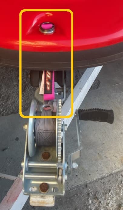 JLP Compatible with Jet Ski WaveRunner Seadoo PWC Jet Boat Bow Eye Easy Tie/Tow Strap Pink