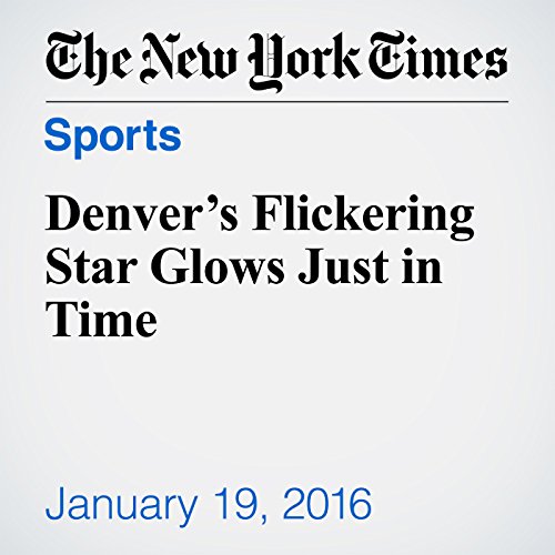 Denvers Flickering Star Glows Just in Time Audiobook by Ben Shpigel Denvers Flickering Star Glows Just in Time Audiobook by Ben Shpigel