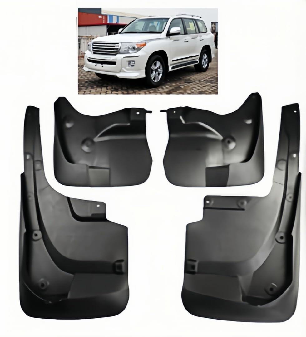 UDRFKDS Mud Flaps Splash Guards For Land Cruiser FJ200 (Car small encircle) 2010-2025 Accessories Mudflap Fender Flares Front and Rear Mud Guard Set 4PCS