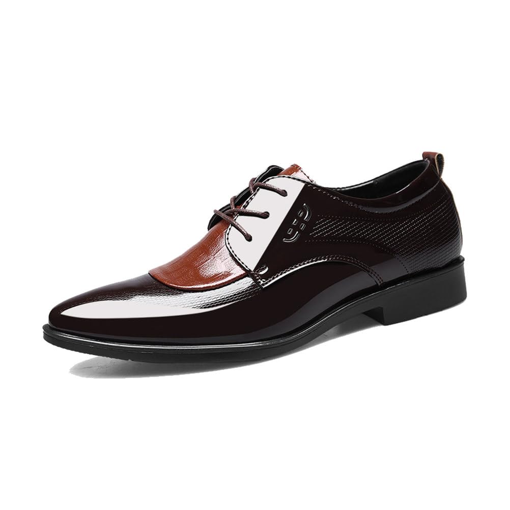 Chaussure Homme Ville Classique Habillées Oxford À Lacets Costume Mariage Confortable