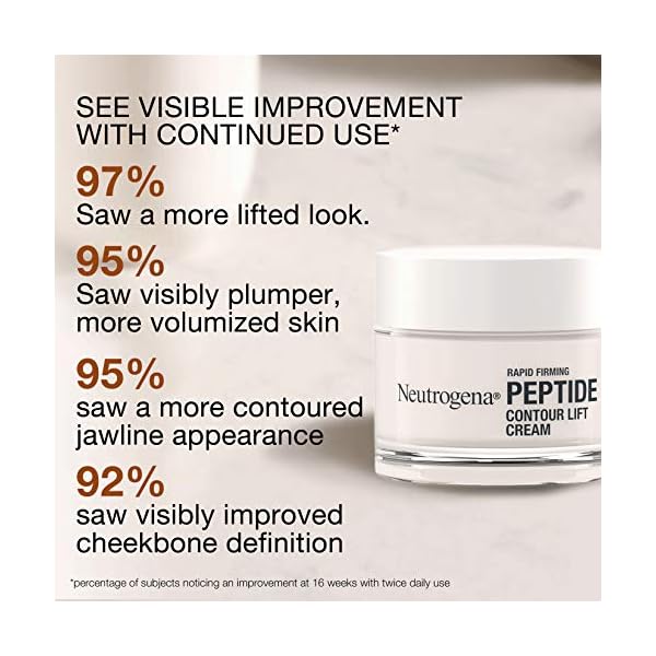 Neutrogena-Rapid-Firming-Peptide-Contour-Lift-Face-Cream-Moisturizing-Daily-Facial-Cream-to-visibly-firm-lift-skin-plus-smooth-the-look-of-wrinkles-Mineral-Oil-Dye-Free-17-oz Neutrogena Rapid Firming Peptide Contour Lift Face Cream, Moisturizing Daily Facial Cream to visibly firm & lift skin plus smooth the look of wrinkles, Mineral Oil- & Dye-Free, 1.7 oz
