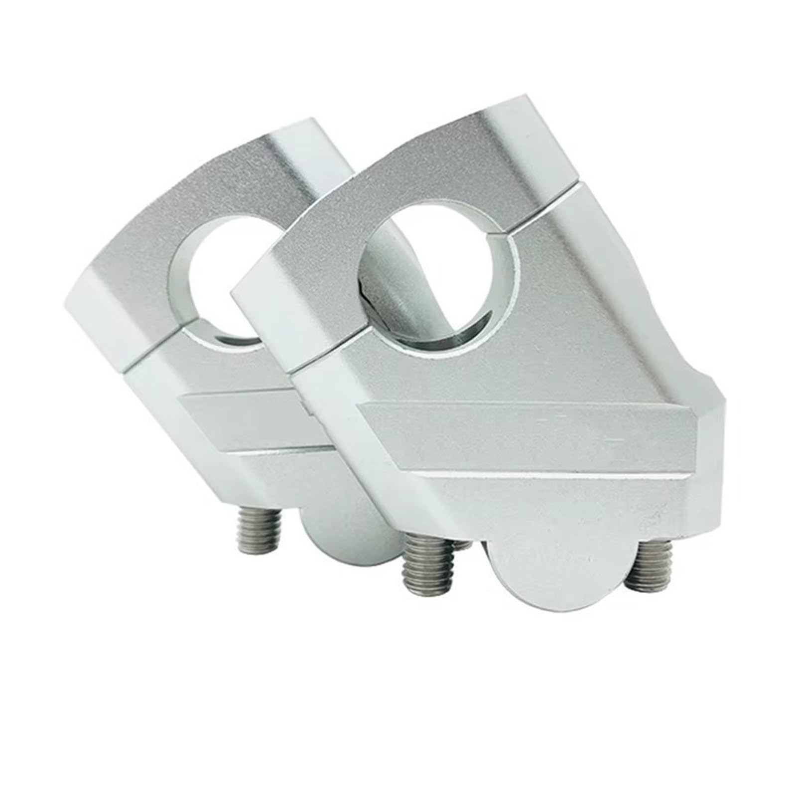 Guidon riser 28mm XADV750 argenté usiné avec précision pour moto ADV