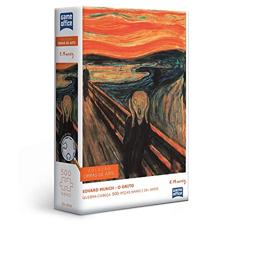 Edvard Munch: O Grito - Quebra-cabeça - 500 peças nano - Toyster Brinquedos