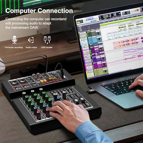 Professional Audio Mixer Bluetooth Enabled