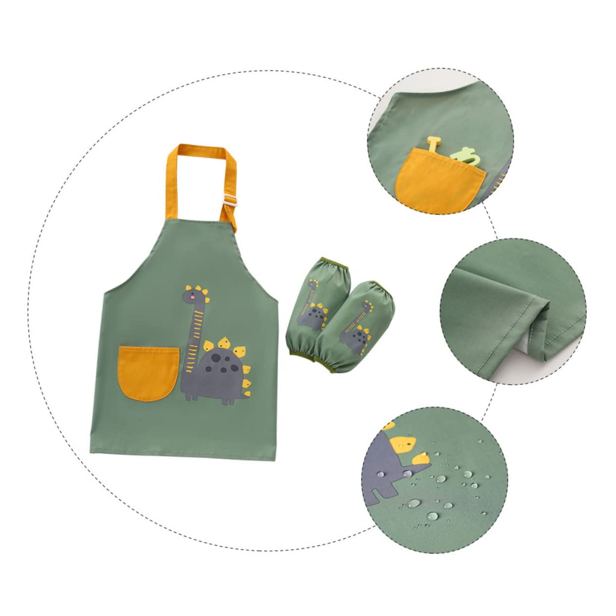 ibasenice 3sets Grembiule Per Design Cartoon Grembiule Per Adatto Anni Facile Indossare e