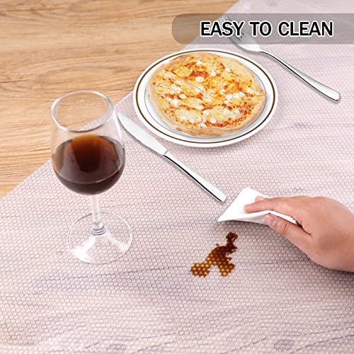 Pabusior Thicken Wire Shelf Liner - Heavy Duty Pantry Shelves Liners 13.5 X 157 Inch, Translucent Liners For Metal Shelving, Easy Cutting Clear Drawer Liner #TOP4