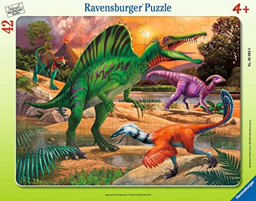 Ravensburger Kinderpuzzle - 05094 Spinosaurus - Rahmenpuzzle für Kinder ab...