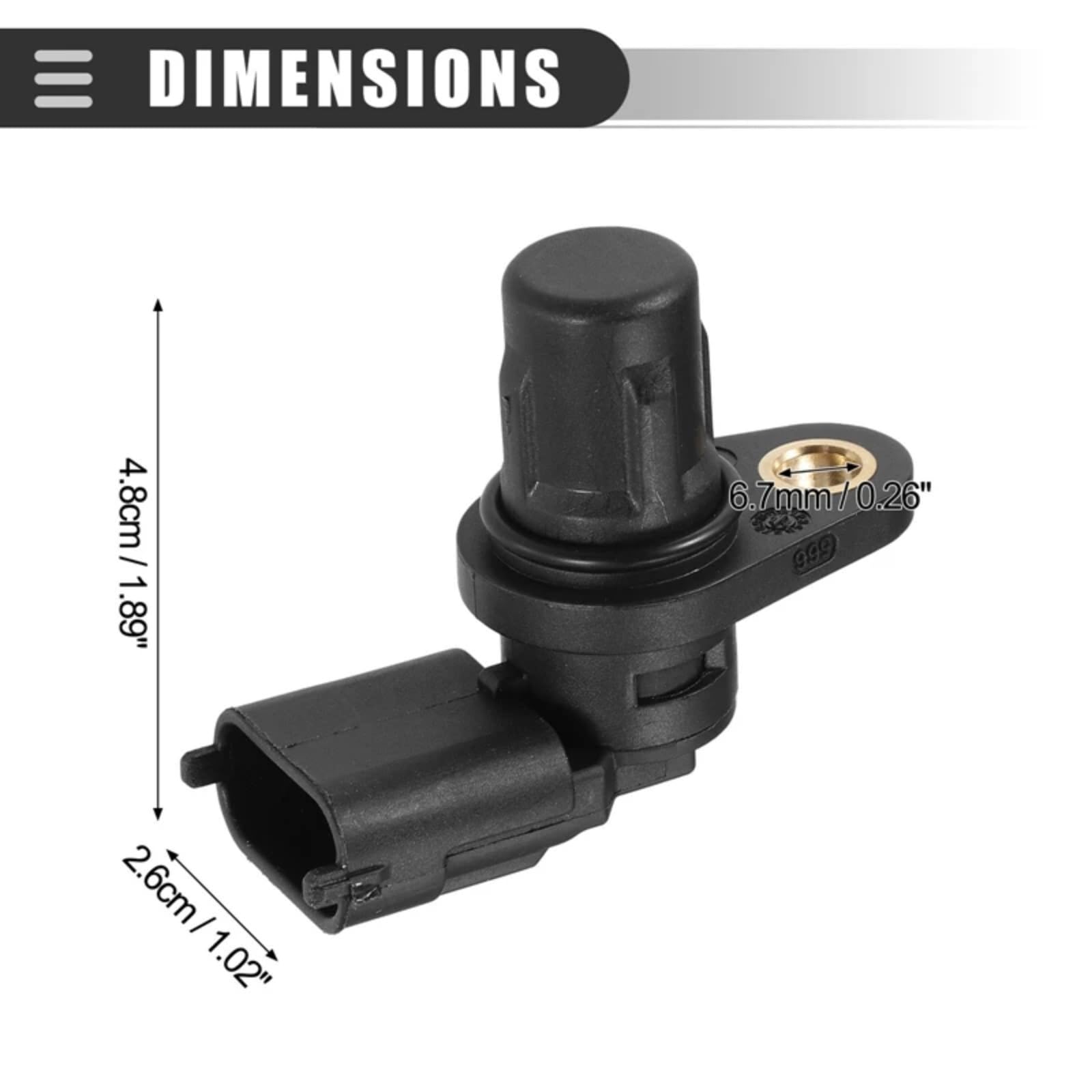 Capteur PMH Compatible Avec Dodge 05066856AA 05066856AB 05140332AA Capteur De Position Vilebrequin Moteur Voiture Remplacement Du Capteurs Vitesse D'ange