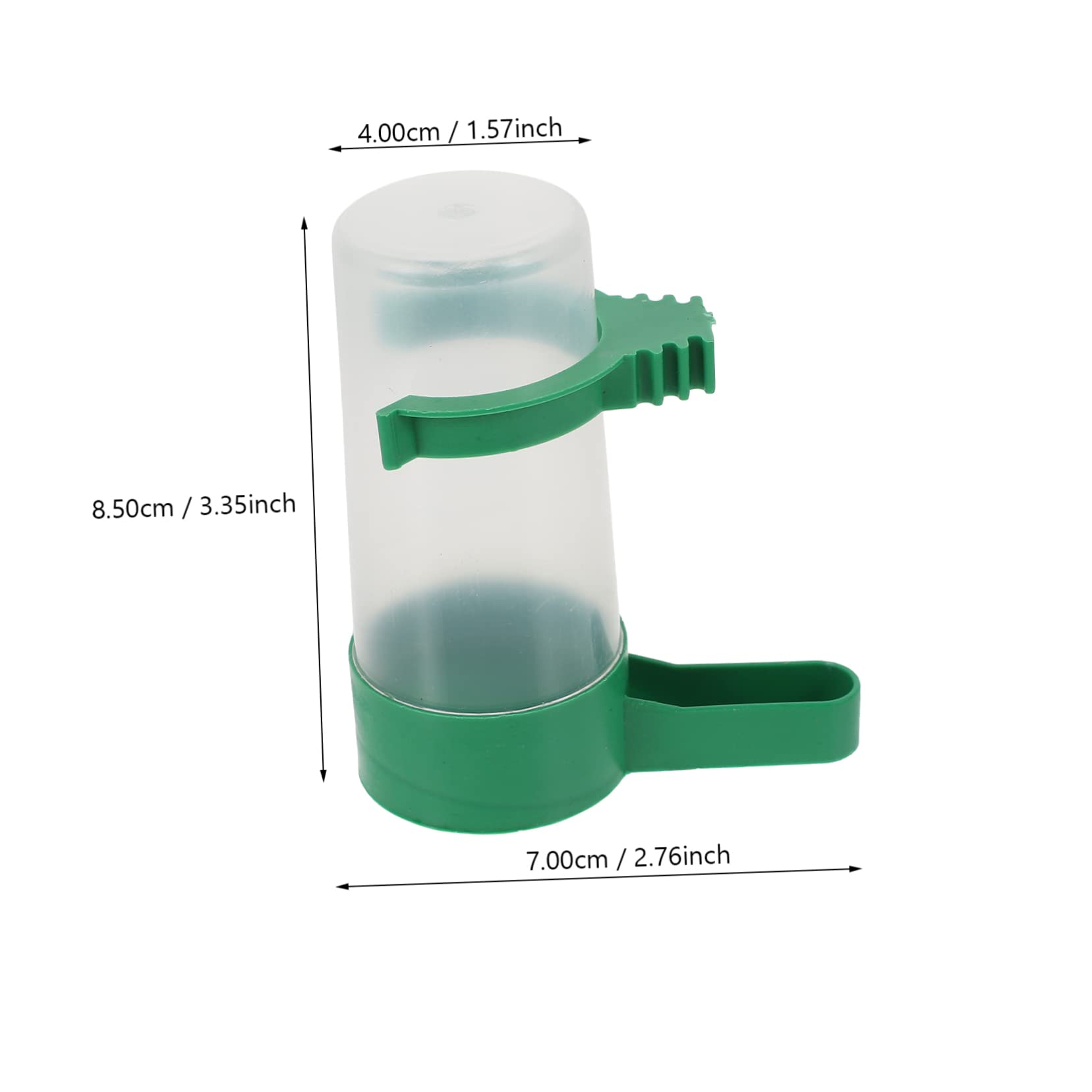 BESPORTBLE 10pcs Pigeon Water Feeders Bird Water Drinker Plastic Cage Bowl Automatic Bird Feeder Easy to Clean and Maintain