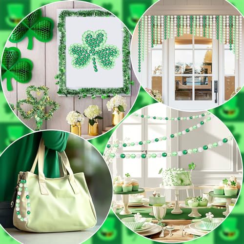 Perles vertes à facettes anti-ternissement pour réussir vos bijoux de la Saint-Patrick