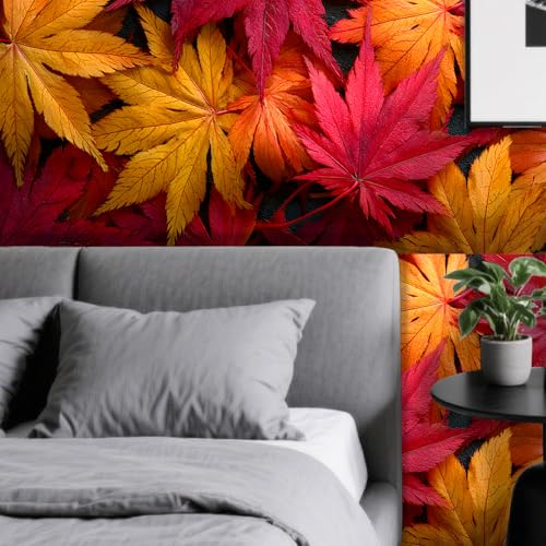 Image of Nuxovilar 15x39 Fall Maple Leaf Contact Paper