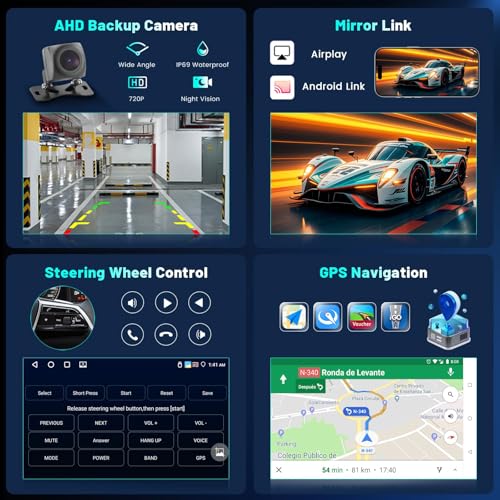 Système de navigation multimédia Android pour Suzuki Swift 2005-2010