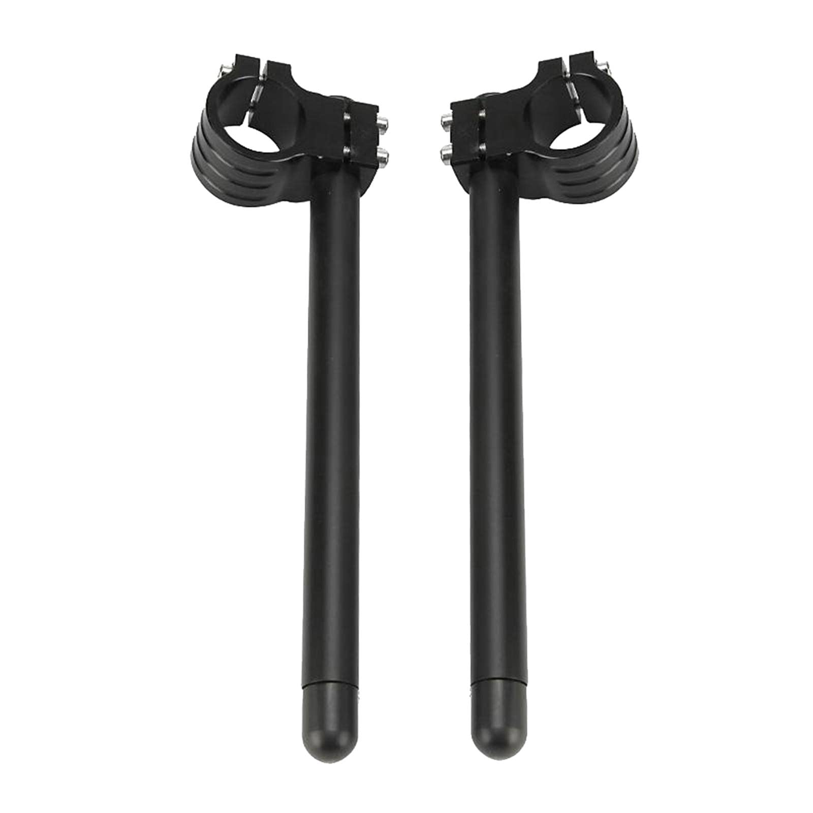 Club Bollywood®Universal 41Mm CNC Fork Clip-Ons Handle Grip Handlebar for Motorcycle Black| Other Handlebars & Levers| Other Handlebars & Levers| Motors|• Motors| 2 X Motorcycle Handlebars-picture-16