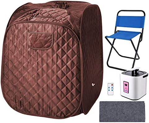 Himimi 2L Foldable Steam Sauna Portable Indoor Home Spa Weight Loss Detox with Chair Remote (New)