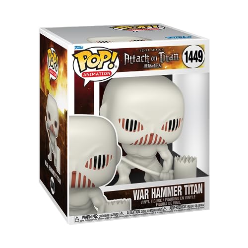 Funko Pop! Super: Aot - War Hammer Titan - Attack On Titan - Figura de Vinilo Coleccionable - Idea de Regalo- Mercancia Oficial - Juguetes para Niños y Adultos - Anime Fans
