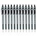 Paper Mate FlexGrip Ultra Retractable Ball Point Pen, 1.0mm, Medium Point, Black Ink (12 Count)