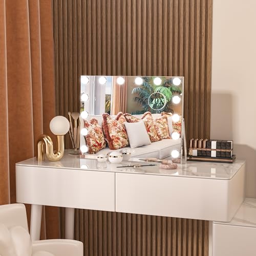 Large Hollywood Vanity Mirror with Lights for Makeup Artists