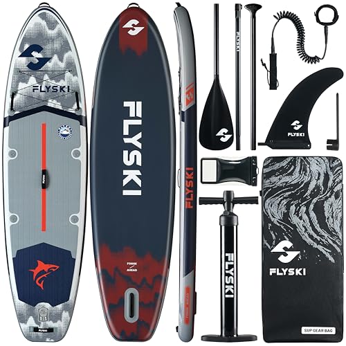 11'x34 Ultra Wide Paddleboards, Inflatable SUP&420lb Capacity for All Skill, Stand-up Paddle Board...
