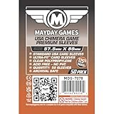 Premium USA Board Game Sleeves, Orange