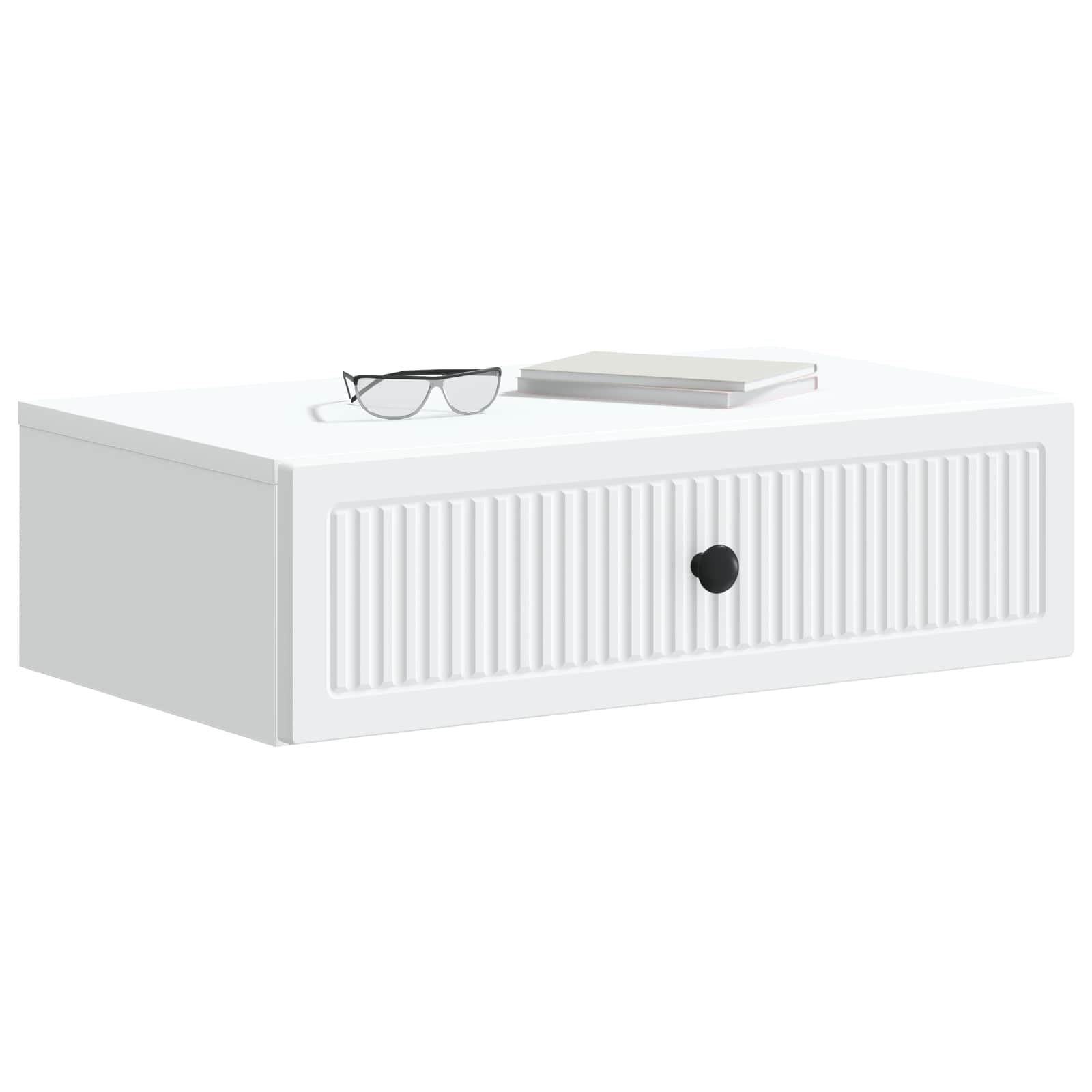 Table d'appoint murale pour entrée étroite ou petite chambre gain de place avec rangement