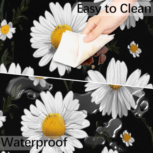 Nappe ronde d'extérieur imperméable pour repas de jardin - 6