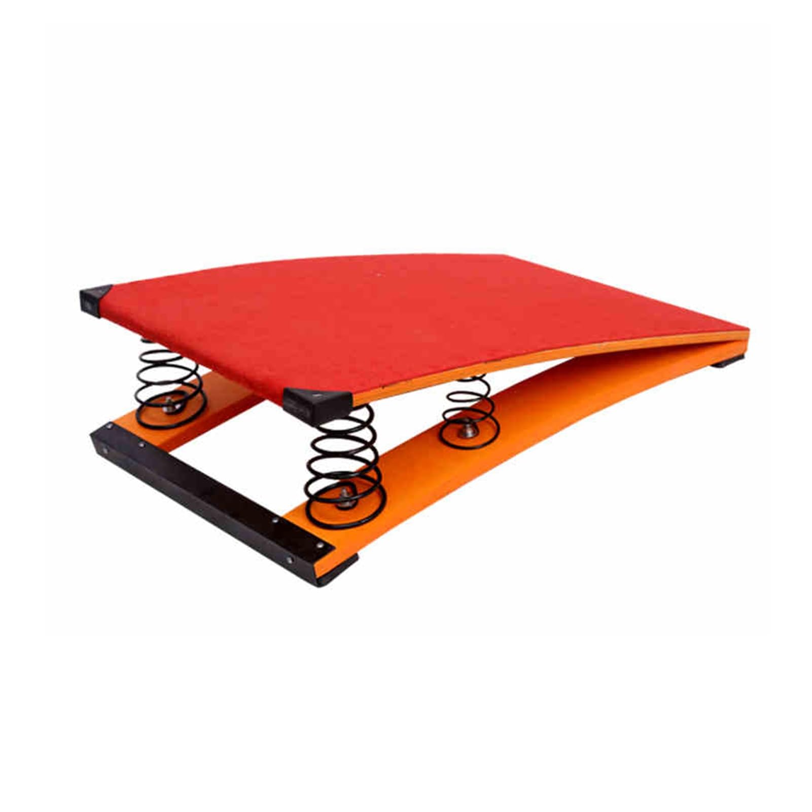 Trampolino da Ginnastica con 4 Molle, Trampolino da Ginnastica for Bambini, Trampolino Curvo Portatile, for Palestra Domestica Scolastica, Peso Massimo 50 kg