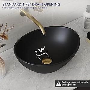 Deervalleydv1v0011horizonblackbathroomsink16x13ovalbathroomvesselsinkabovecountervanityceramicsink Urban Country Home Decor Deervalley dv 1v0011 horizon black bathroom sink 16×13 oval bathroom vessel sink above counter vanity ceramic sink urban country home decor