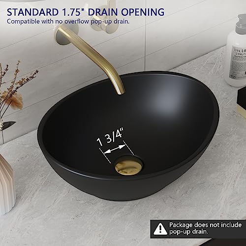 Deervalleydv1v0011horizonblackbathroomsink16x13ovalbathroomvesselsinkabovecountervanityceramicsink Urban Country Home Decor Deervalley dv 1v0011 horizon black bathroom sink 16×13 oval bathroom vessel sink above counter vanity ceramic sink urban country home decor