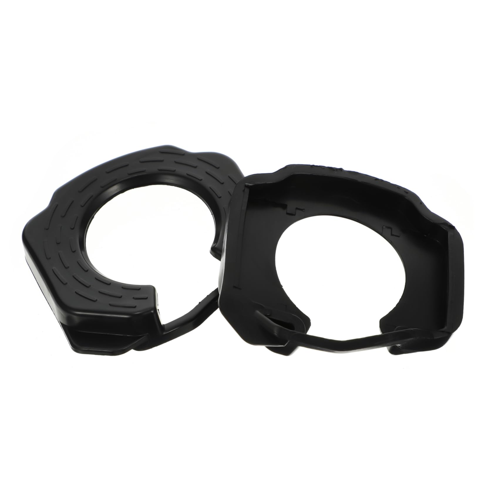 GALPADA 1 Pair Bike Shoe Protector Protective Bike Pedals Lock Bike Pedal Covers Bicycle Cycling Protection Code Clipless Cleat Covers Cleats for Mountain Bike Cleat Case Black Resin